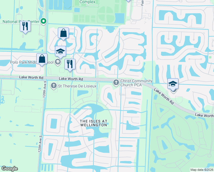 map of restaurants, bars, coffee shops, grocery stores, and more near 4050 Bluff Harbor Way in Wellington
