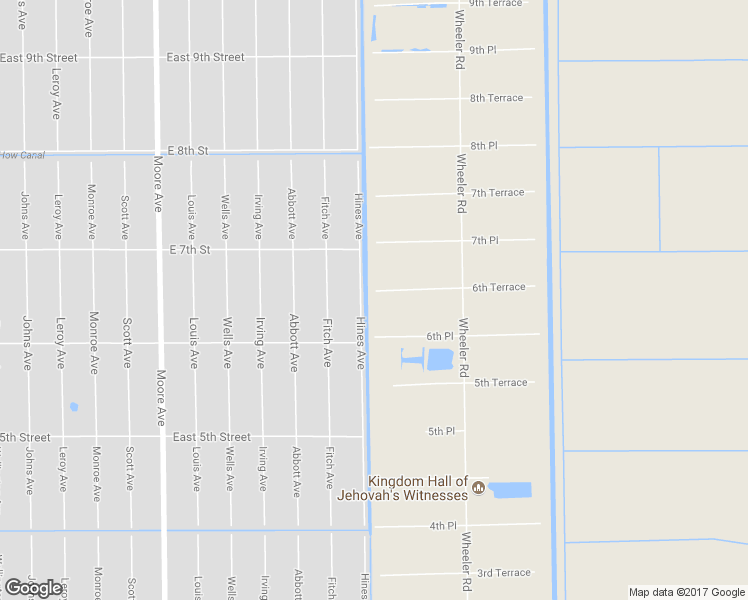 map of restaurants, bars, coffee shops, grocery stores, and more near 7969 6th Terrace in LaBelle