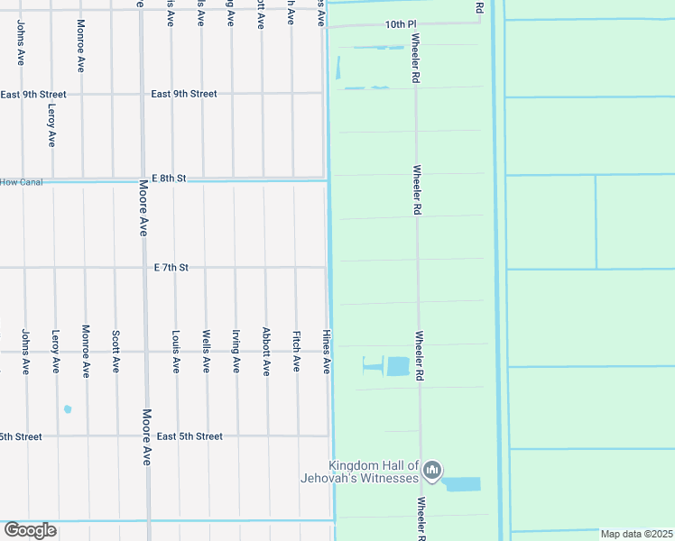 map of restaurants, bars, coffee shops, grocery stores, and more near 7979 7th Place in LaBelle