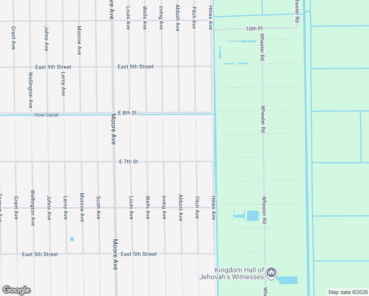 map of restaurants, bars, coffee shops, grocery stores, and more near 706 Abbott Avenue in Lehigh Acres