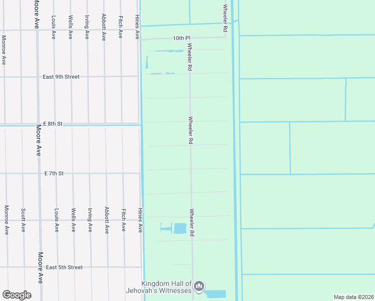 map of restaurants, bars, coffee shops, grocery stores, and more near 7798 7th Place in LaBelle
