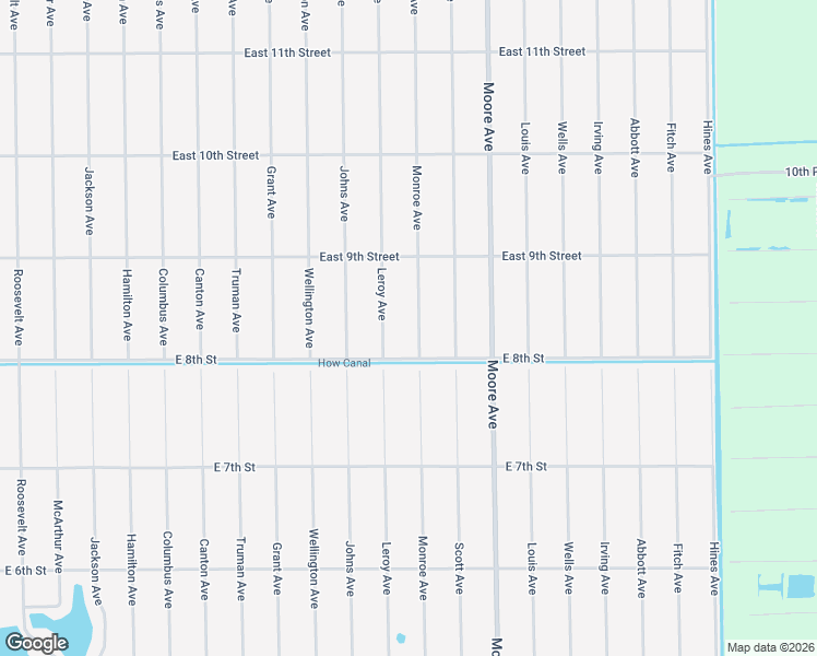 map of restaurants, bars, coffee shops, grocery stores, and more near 3707 East 8th Street in Lehigh Acres