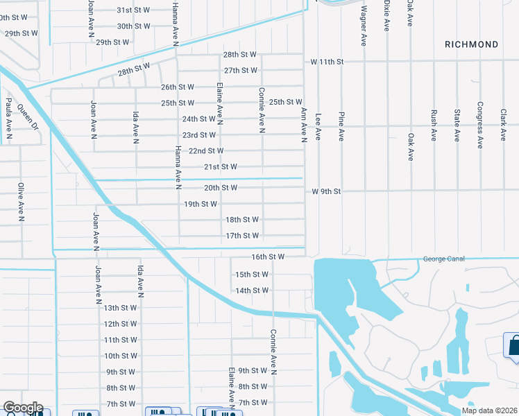 map of restaurants, bars, coffee shops, grocery stores, and more near 2601 19th Street West in Lehigh Acres