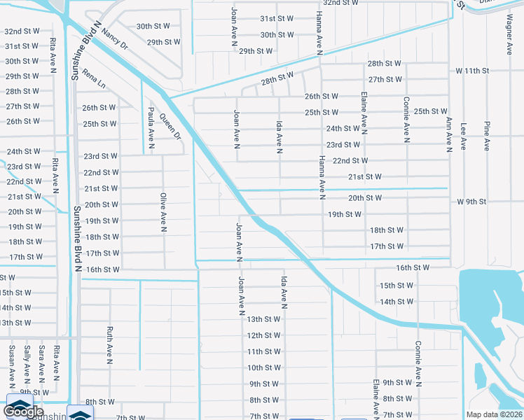 map of restaurants, bars, coffee shops, grocery stores, and more near 2908 19th Street West in Lehigh Acres