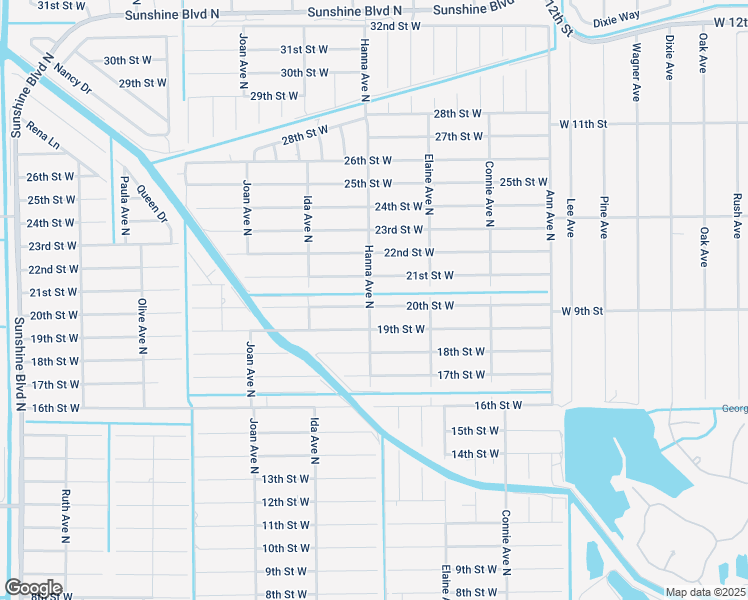 map of restaurants, bars, coffee shops, grocery stores, and more near 2717 21st Street West in Lehigh Acres