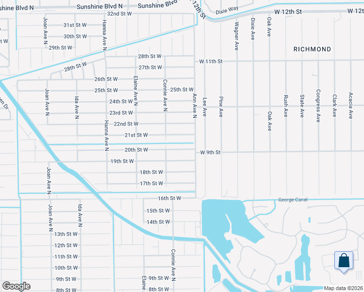 map of restaurants, bars, coffee shops, grocery stores, and more near 2511 21st Street West in Lehigh Acres