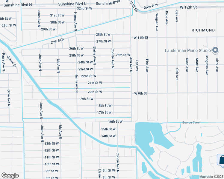 map of restaurants, bars, coffee shops, grocery stores, and more near 2601 21st Street West in Lehigh Acres