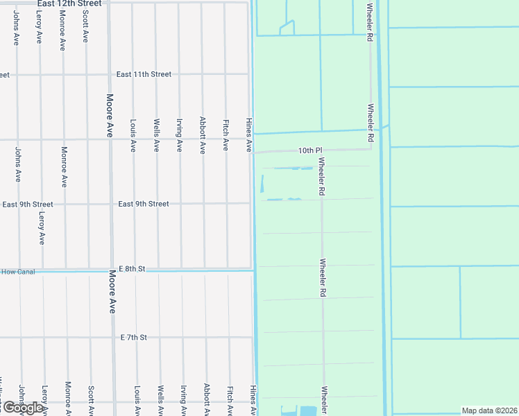map of restaurants, bars, coffee shops, grocery stores, and more near 7969 9th Place in LaBelle