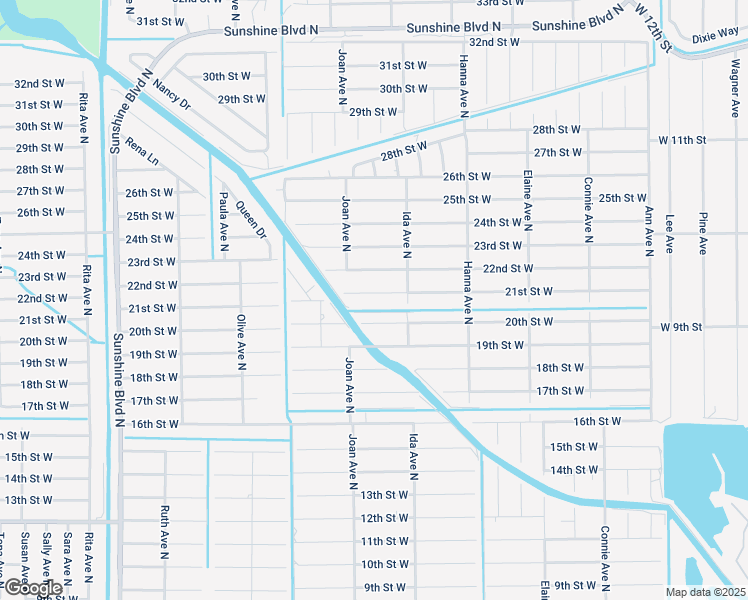 map of restaurants, bars, coffee shops, grocery stores, and more near 2911 21st Street West in Lehigh Acres