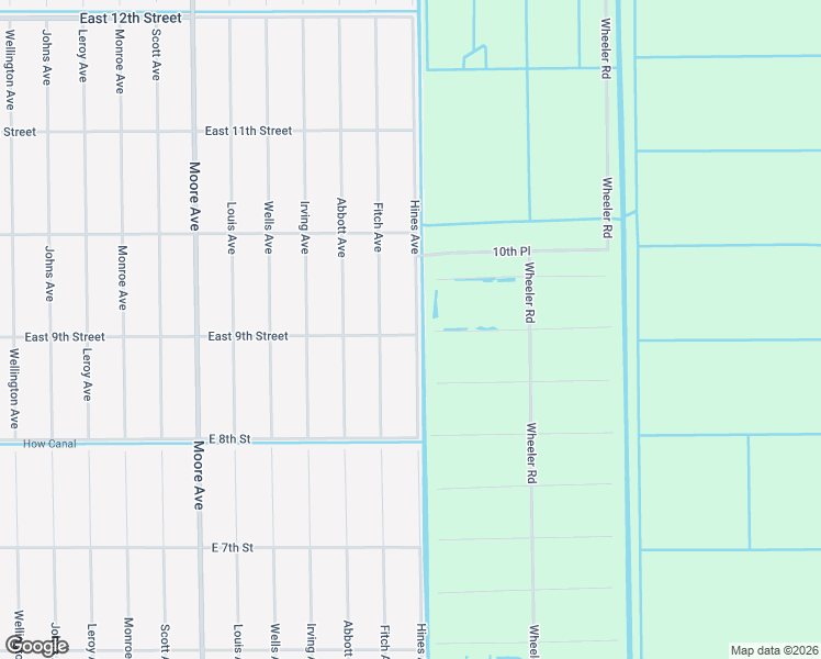 map of restaurants, bars, coffee shops, grocery stores, and more near 7969 9th Place in LaBelle
