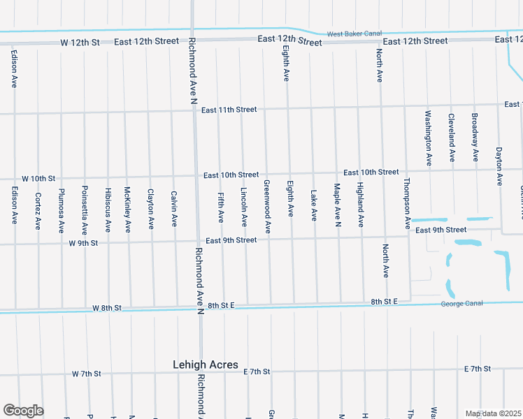 map of restaurants, bars, coffee shops, grocery stores, and more near 911 Greenwood Ave in Lehigh Acres