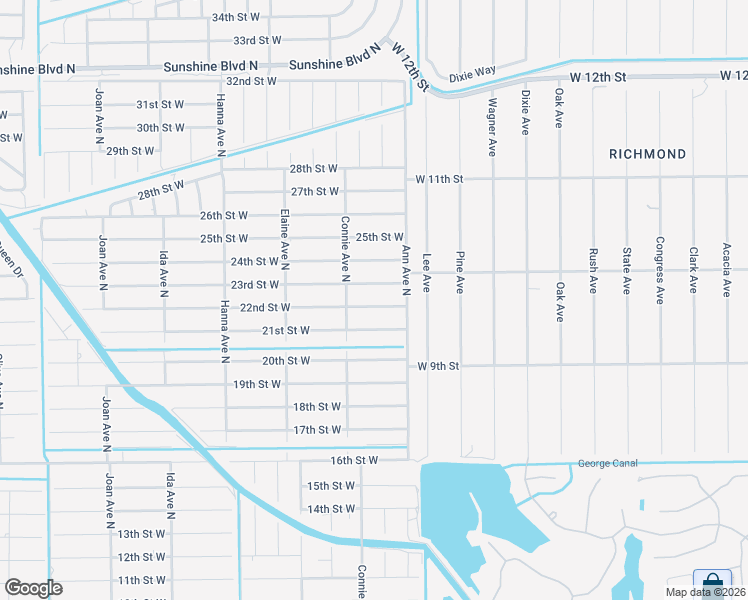 map of restaurants, bars, coffee shops, grocery stores, and more near 2510 22nd Street West in Lehigh Acres
