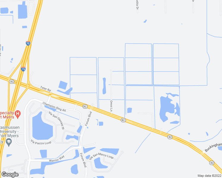 map of restaurants, bars, coffee shops, grocery stores, and more near 7540 Omni Lane in Fort Myers