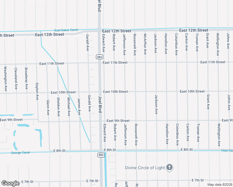 map of restaurants, bars, coffee shops, grocery stores, and more near 918 Robert Avenue in Lehigh Acres