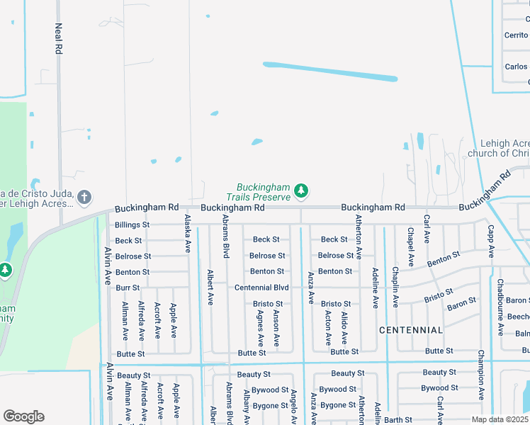 map of restaurants, bars, coffee shops, grocery stores, and more near 8793 Buckingham Road in Fort Myers