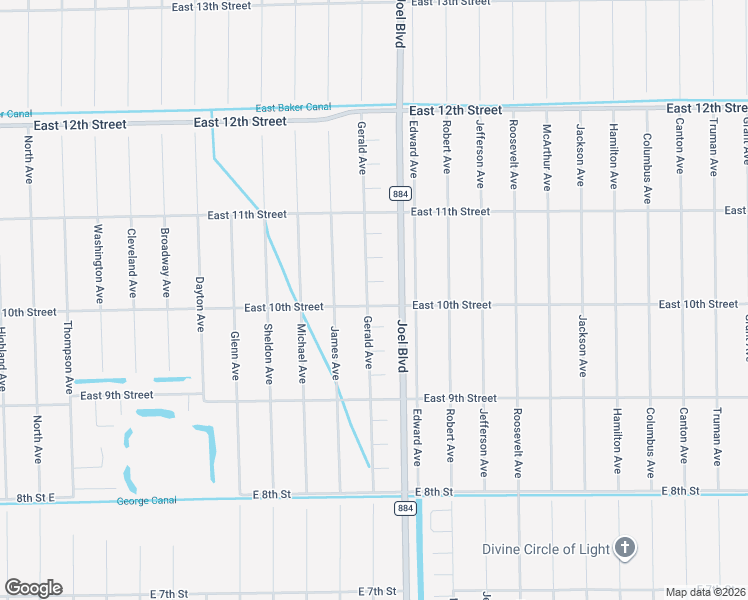 map of restaurants, bars, coffee shops, grocery stores, and more near 1005 Gerald Avenue in Lehigh Acres