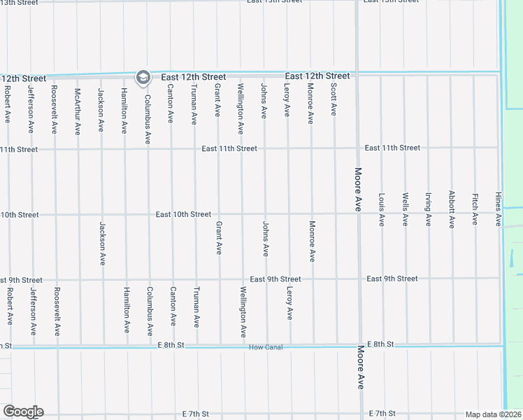 map of restaurants, bars, coffee shops, grocery stores, and more near 1005 Johns Avenue in Lehigh Acres