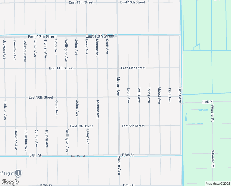 map of restaurants, bars, coffee shops, grocery stores, and more near 1004 Moore Avenue in Lehigh Acres