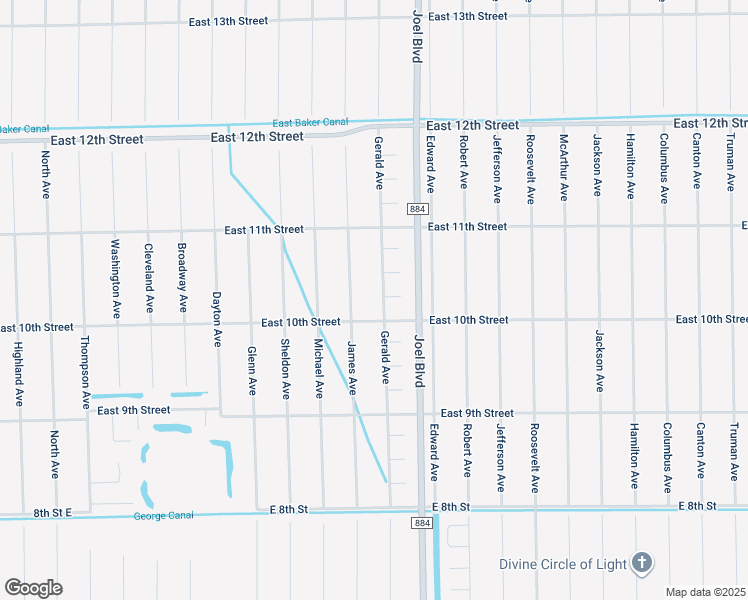 map of restaurants, bars, coffee shops, grocery stores, and more near 1005 Gerald Avenue in Lehigh Acres