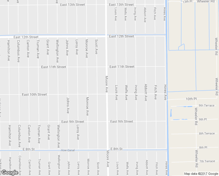 map of restaurants, bars, coffee shops, grocery stores, and more near 1004 Moore Avenue in Lehigh Acres