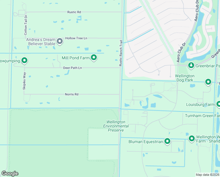 map of restaurants, bars, coffee shops, grocery stores, and more near 3715 Norris Road in Wellington