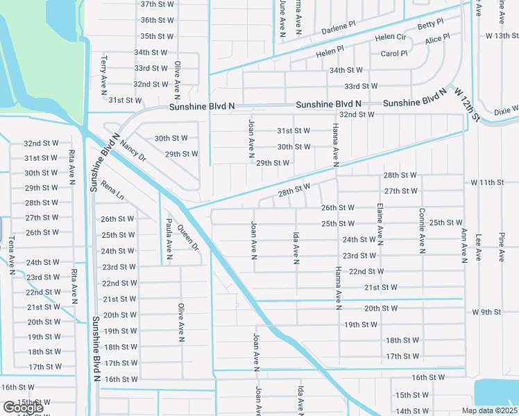 map of restaurants, bars, coffee shops, grocery stores, and more near 4899 28th Street West in Lehigh Acres