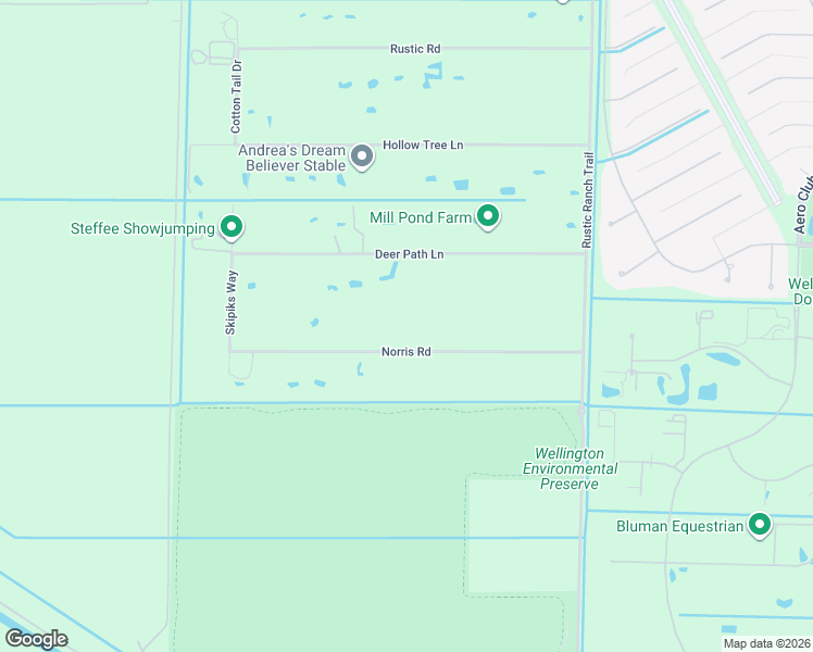map of restaurants, bars, coffee shops, grocery stores, and more near 16451 Norris Road in Wellington
