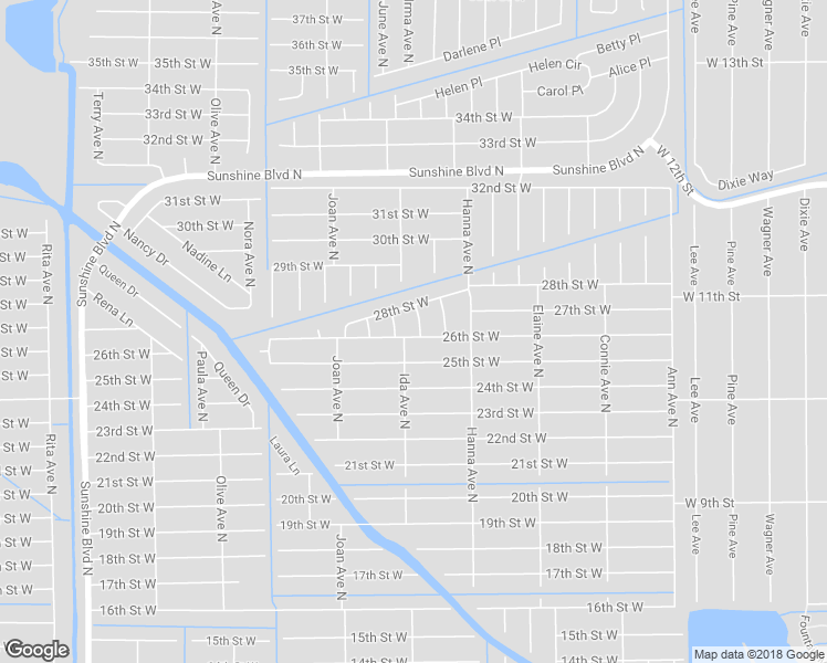 map of restaurants, bars, coffee shops, grocery stores, and more near 2601 Ida Avenue North in Lehigh Acres