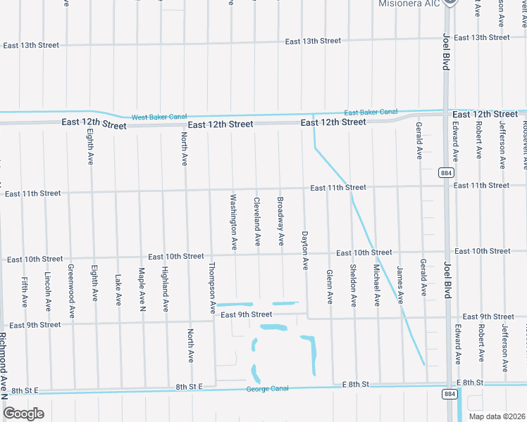 map of restaurants, bars, coffee shops, grocery stores, and more near 1016 Cleveland Avenue in Lehigh Acres