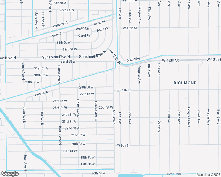 map of restaurants, bars, coffee shops, grocery stores, and more near 2503 28th Street West in Lehigh Acres