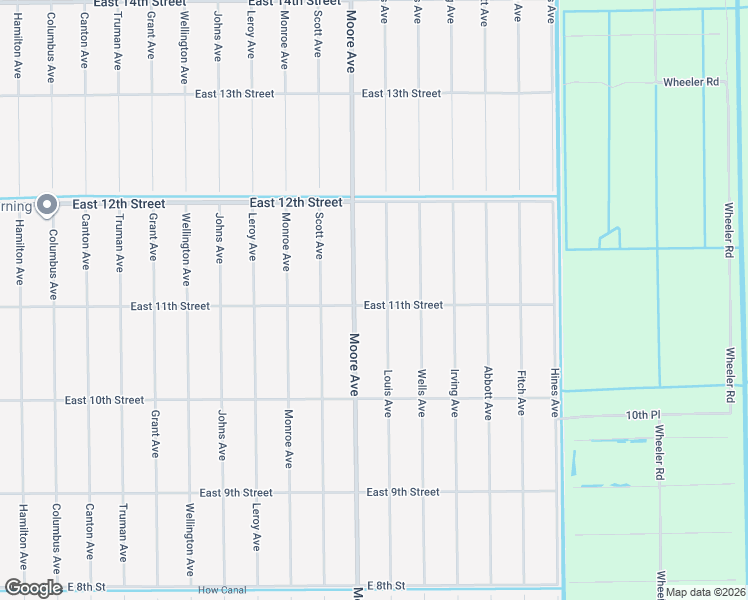 map of restaurants, bars, coffee shops, grocery stores, and more near 4001 East 11th Street in Lehigh Acres