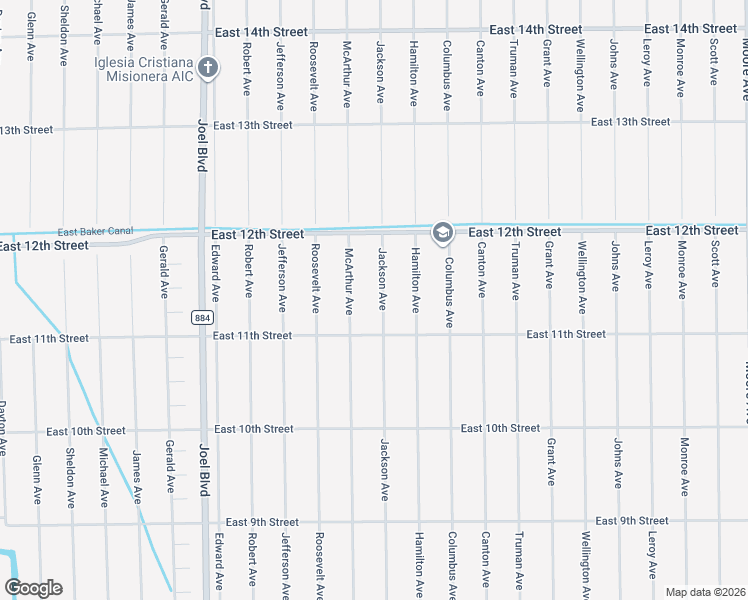 map of restaurants, bars, coffee shops, grocery stores, and more near 1111 Jackson Avenue in Lehigh Acres