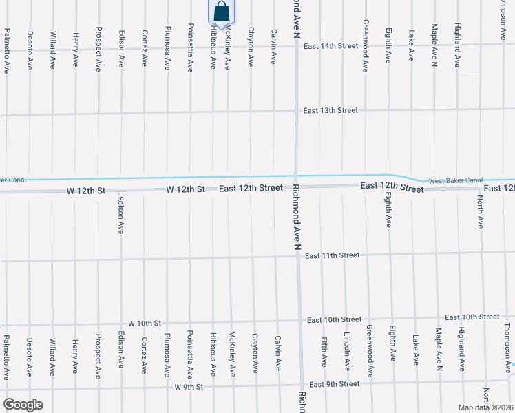 map of restaurants, bars, coffee shops, grocery stores, and more near 1115 Clayton Avenue in Lehigh Acres