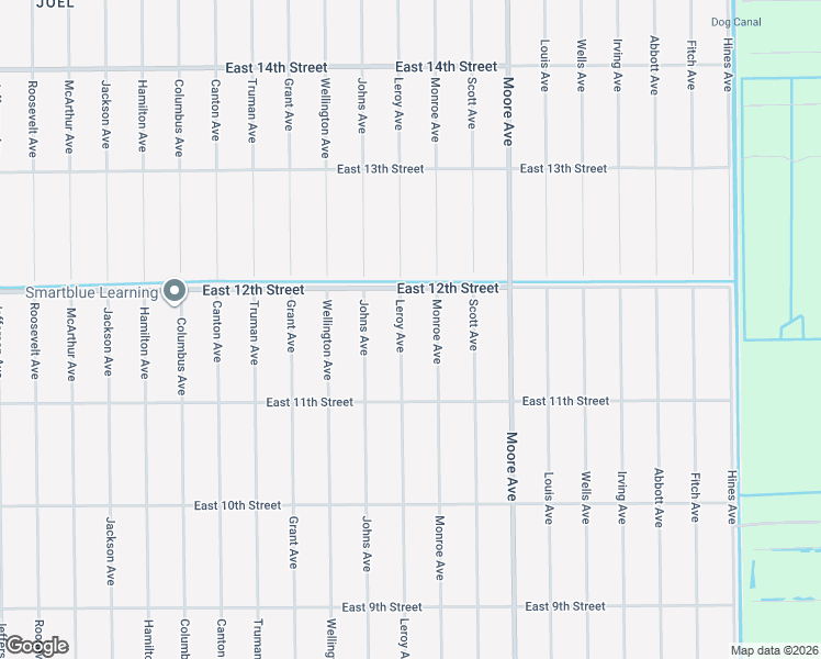 map of restaurants, bars, coffee shops, grocery stores, and more near 1120 Leroy Avenue in Lehigh Acres