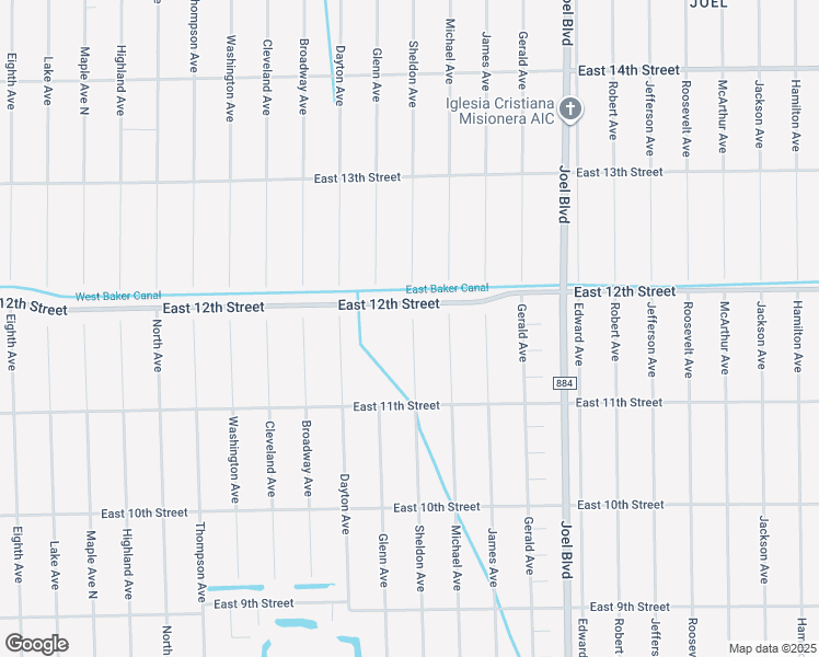 map of restaurants, bars, coffee shops, grocery stores, and more near 1119 Sheldon Avenue in Lehigh Acres