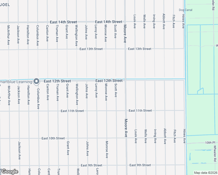 map of restaurants, bars, coffee shops, grocery stores, and more near 1120 Monroe Avenue in Lehigh Acres