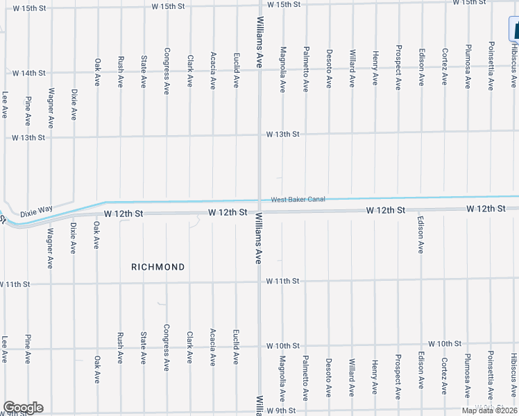 map of restaurants, bars, coffee shops, grocery stores, and more near 1016 West 12th Street in Lehigh Acres