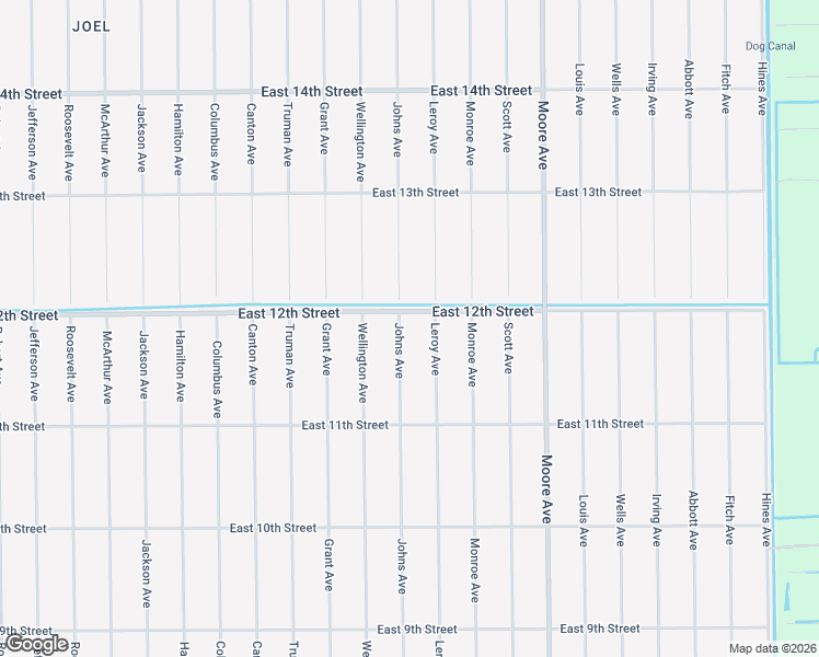 map of restaurants, bars, coffee shops, grocery stores, and more near 1121 Johns Avenue in Lehigh Acres