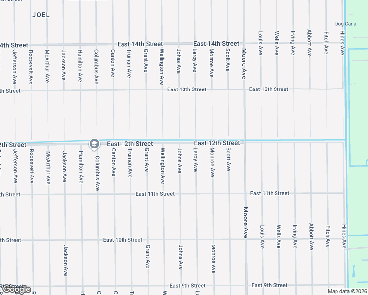 map of restaurants, bars, coffee shops, grocery stores, and more near 1121 Johns Avenue in Lehigh Acres