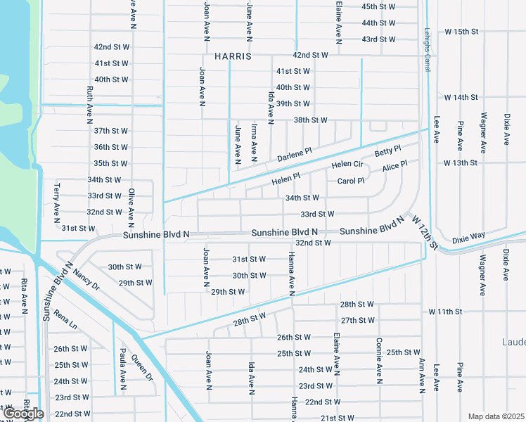 map of restaurants, bars, coffee shops, grocery stores, and more near 2808 33rd Street West in Lehigh Acres