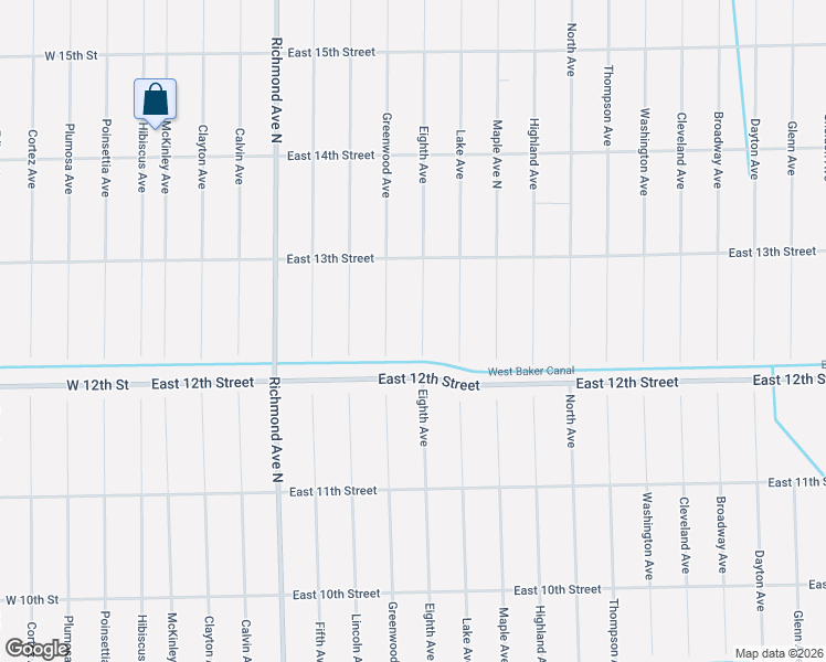 map of restaurants, bars, coffee shops, grocery stores, and more near 1206 Greenwood Avenue in Lehigh Acres