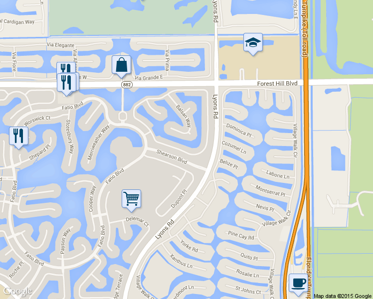 map of restaurants, bars, coffee shops, grocery stores, and more near 9019 Alexandra Circle in Wellington