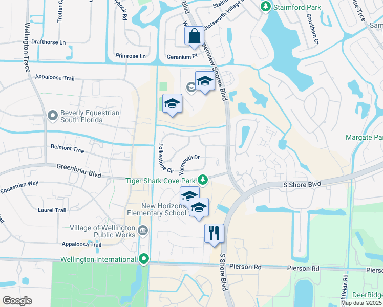 map of restaurants, bars, coffee shops, grocery stores, and more near 2424 Wrotham Terrace in Wellington