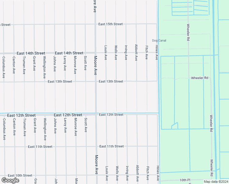 map of restaurants, bars, coffee shops, grocery stores, and more near 1217 Wells Avenue in Lehigh Acres
