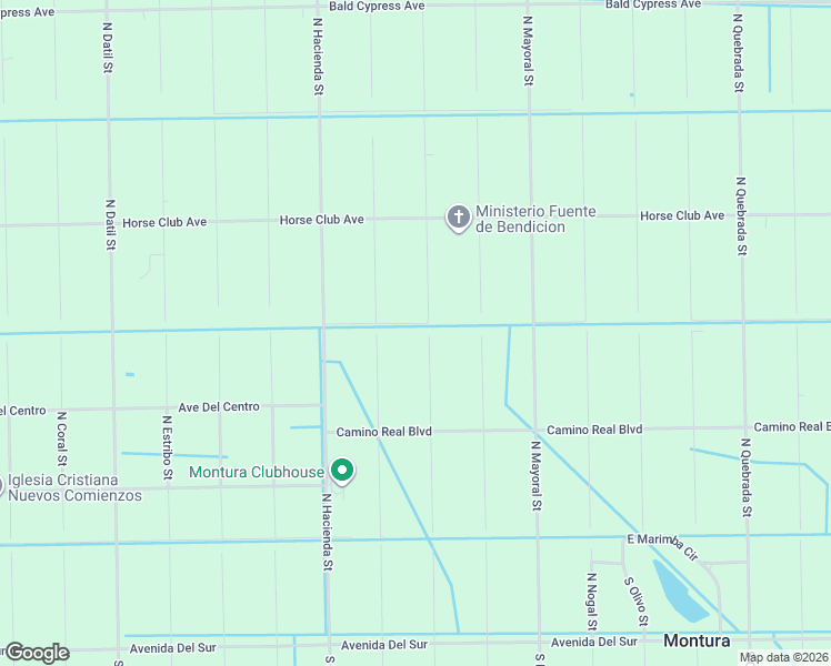 map of restaurants, bars, coffee shops, grocery stores, and more near 410 North Jinete Street in Clewiston