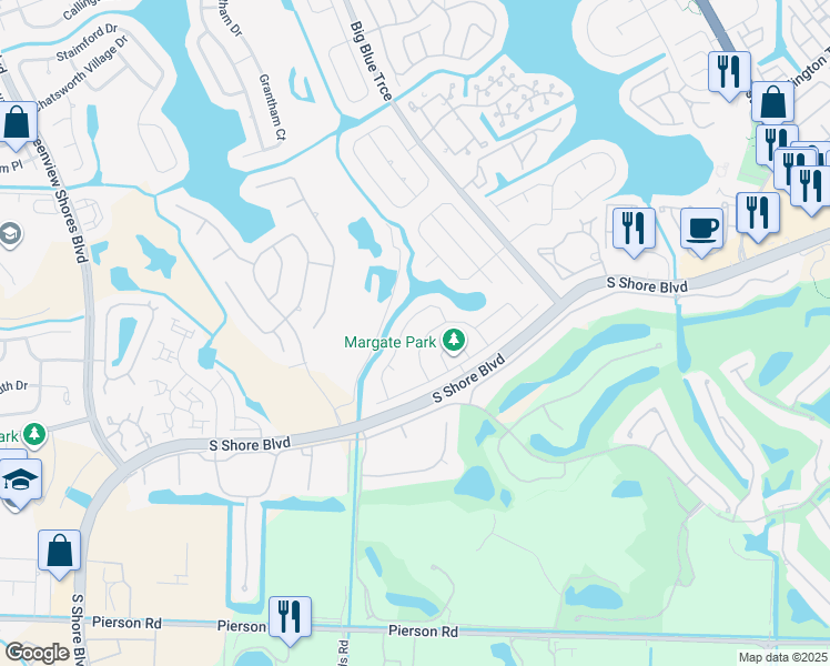 map of restaurants, bars, coffee shops, grocery stores, and more near 12795 Kingsway Road in Wellington