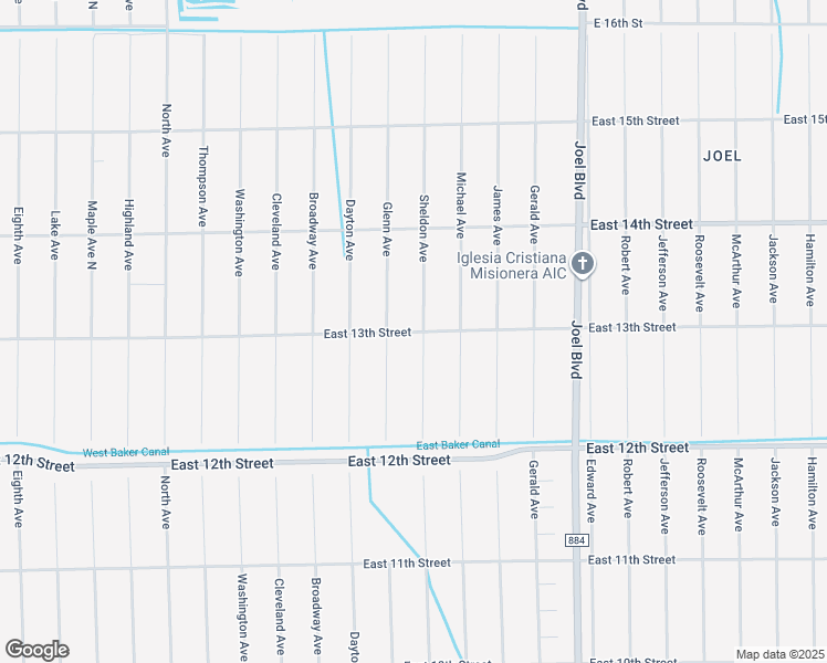 map of restaurants, bars, coffee shops, grocery stores, and more near 1806 East 13th Street in Lehigh Acres