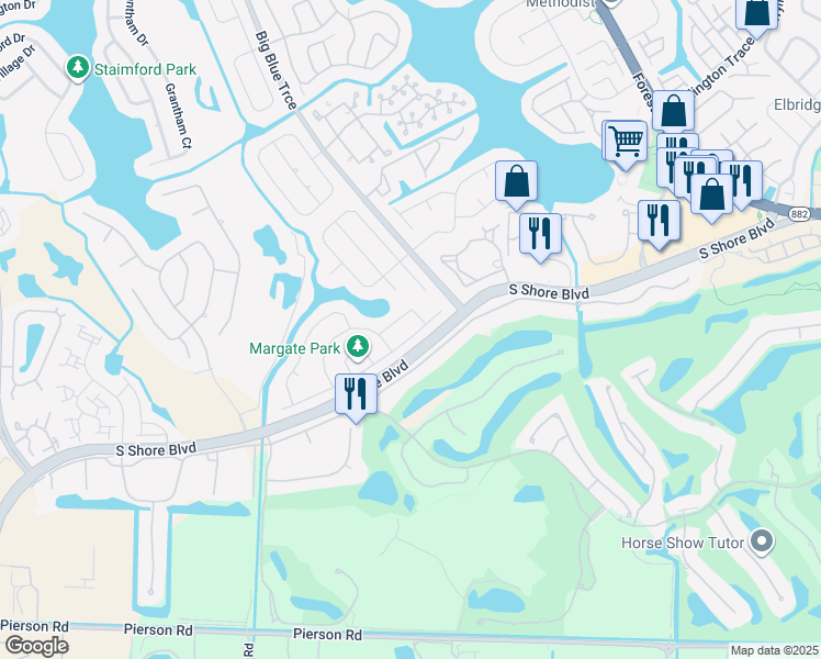 map of restaurants, bars, coffee shops, grocery stores, and more near 12671 Buckland Street in Wellington