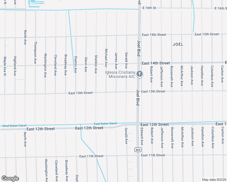 map of restaurants, bars, coffee shops, grocery stores, and more near 2006 East 13th Street in Lehigh Acres