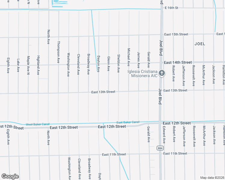 map of restaurants, bars, coffee shops, grocery stores, and more near 1806 East 13th Street in Lehigh Acres